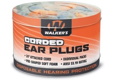 WLK CORDED EAR PLUGS 50 PAIRS - 556 Black Friday Promotion